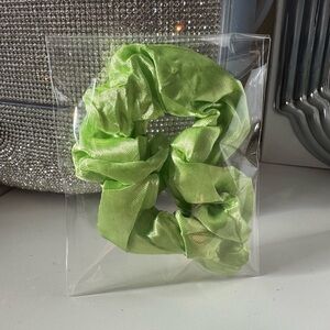 3/$15 Bright Green Scrunchie Lime Green Ponytail Stocking Stuffer